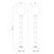 Z-Lite Laurent Outdoor Post Mounted Fixture, 1-Light, 12 In.W x 89.5 In.H, Black/Opal 597PHB-567P-BK - alternate 8